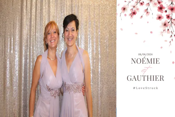 Exemple de cadre photo personnalisé photobooth