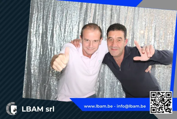 Exemple de cadre photo personnalisé photobooth